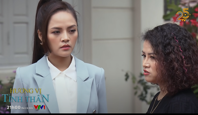 Thu Quỳnh ép cân để trở thành cô thư ký xinh đẹp trong Hương vị tình thân - Ảnh 1.