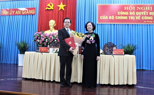 Ông Lê Hồng Quang giữ chức Bí thư Tỉnh ủy An Giang - Ảnh 1.