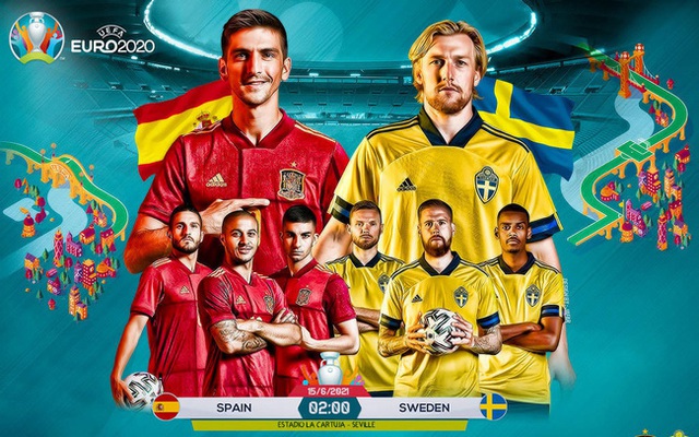 Tây Ban Nha – Thuỵ Điển: 02h00 ngày 15/6 trực tiếp trên VTV3 và VTVGo | Bảng E UEFA UERO 2020 - Ảnh 1.