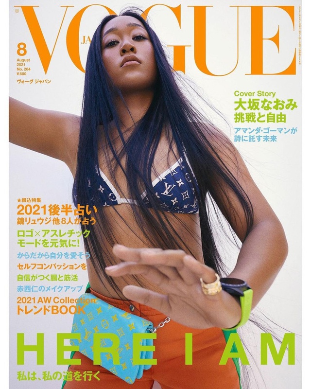 Rút lui khỏi Roland Garros và Wimbledon, Naomi Osaka lên trang bìa Vogue Nhật Bản - Ảnh 1.