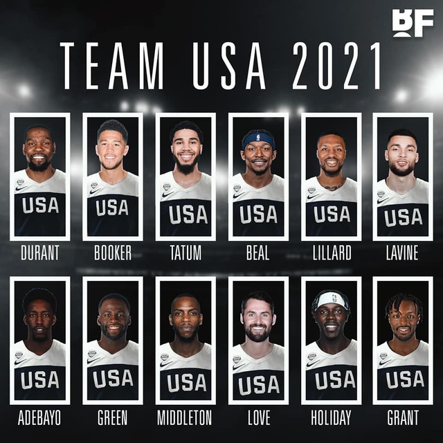Đội tuyển bóng rổ Mỹ công bố danh sách dự Olympic Tokyo - Ảnh 1.