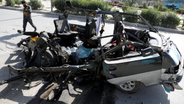 Đánh bom xe bus liên tiếp ở Kabul (Afghanistan) khiến 12 người thiệt mạng - Ảnh 1.