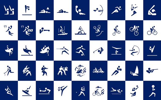 Câu chuyện về biểu tượng của các bộ môn thi đấu tại Olympic Tokyo - Ảnh 1.