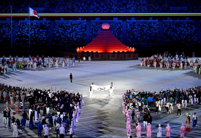 Lễ khai mạc Olympic Tokyo 2020: Giản dị nhưng giàu ý nghĩa! - Ảnh 1.