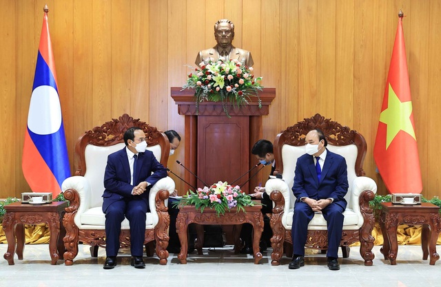 Chủ tịch nước tiếp kiến các Phó Chủ tịch nước Lào - Ảnh 1.