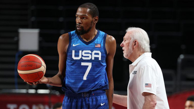Vai trò của Kevin Durant với thành công của ĐT bóng rổ Mỹ tại Olympic Tokyo - Ảnh 1.