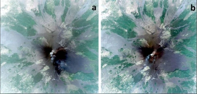 Núi lửa hoạt động mạnh nhất châu Âu cao hơn hàng chục mét sau 6 tháng - Ảnh 2.
