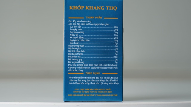 Sản phẩm viên khớp Khang Thọ tràn lan và vấn nạn hàng giả hàng nhái - Ảnh 3.