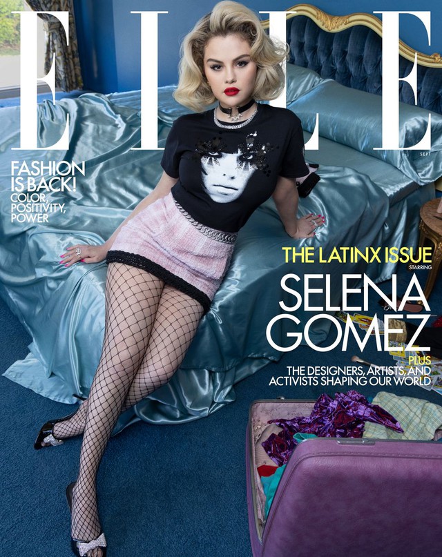 Selena Gomez khoe vẻ đẹp cổ điển trên Elle - Ảnh 8.