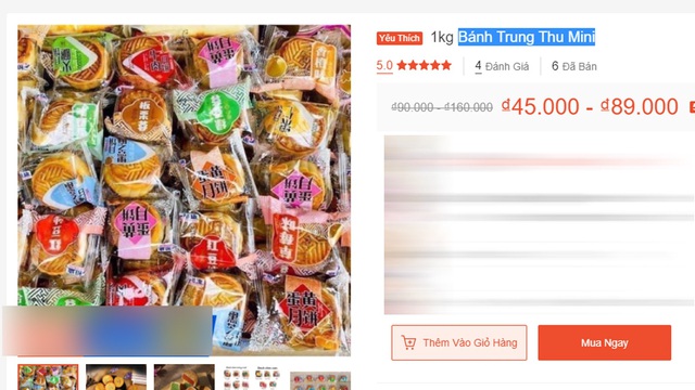 Bánh trung thu mini siêu rẻ tràn lan trên chợ mạng - Ảnh 3.