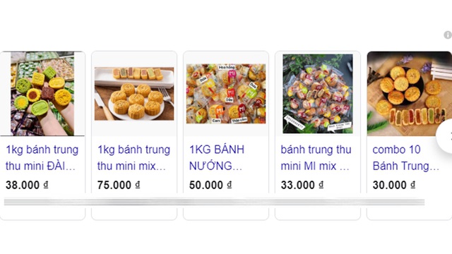 Bánh trung thu mini siêu rẻ tràn lan trên chợ mạng - Ảnh 1.