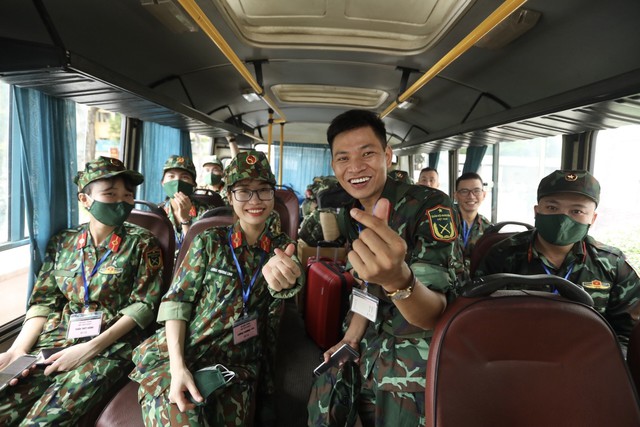 Học viện Quân y xuất quân hỗ trợ TP Hồ Chí Minh và các tỉnh phía Nam chống dịch COVID-19 - Ảnh 7.