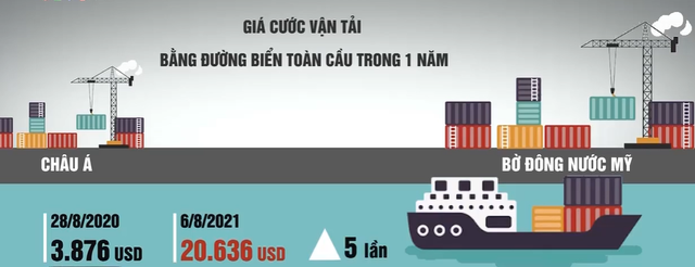Ngành vận tải biển toàn cầu đối mặt với thách thức từ giá cước cao kỷ lục - Ảnh 1.