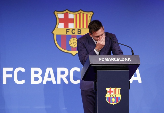 Lionel Messi bật khóc trong buổi họp báo, chính thức nói lời chia tay Barcelona - Ảnh 4.