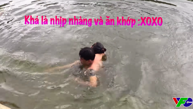 Hậu trường Lương Thanh, Trung ruồi vật lộn dưới nước cho cảnh quay tự tử - Ảnh 4.