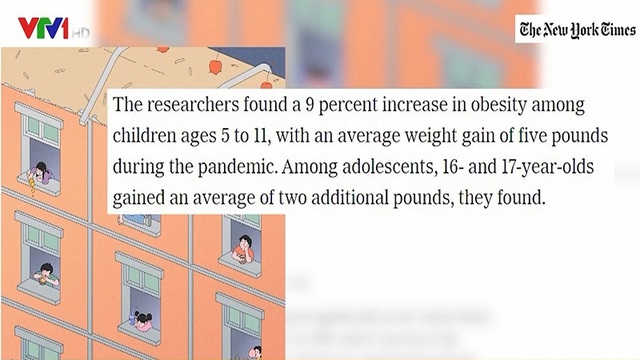 Học online kéo dài, tỷ lệ trẻ em Mỹ béo phì tăng mạnh - Ảnh 1.
