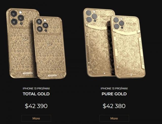 Chiêm ngưỡng iPhone 13 Pro Max bằng vàng, giá hơn 1 tỷ đồng - Ảnh 2.