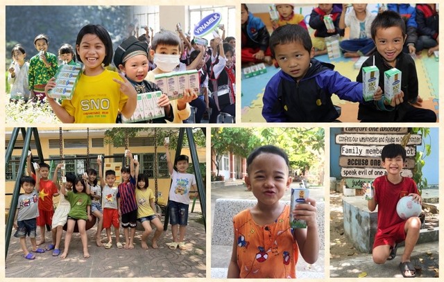 Vinamilk góp 1 triệu ly sữa cho trẻ em khó khăn với hoạt động Cùng góp điểm xanh, cho Việt Nam khỏe mạnh - Ảnh 3.
