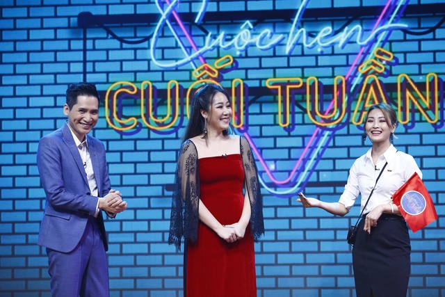 Hoa hậu Ngô Phương Lan suýt mất hình tượng trong Cuộc hẹn cuối tuần - Ảnh 1.