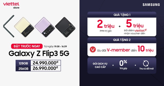 Galaxy Z Fold3| Z Flip3 5G ghi nhận số đơn đặt hàng kỷ lục sau ưu đãi độc quyền tại Viettel Store - Ảnh 2.