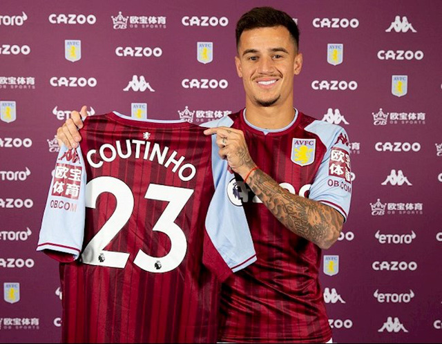 Aston Villa ra mắt tân binh Coutinho - Ảnh 1.