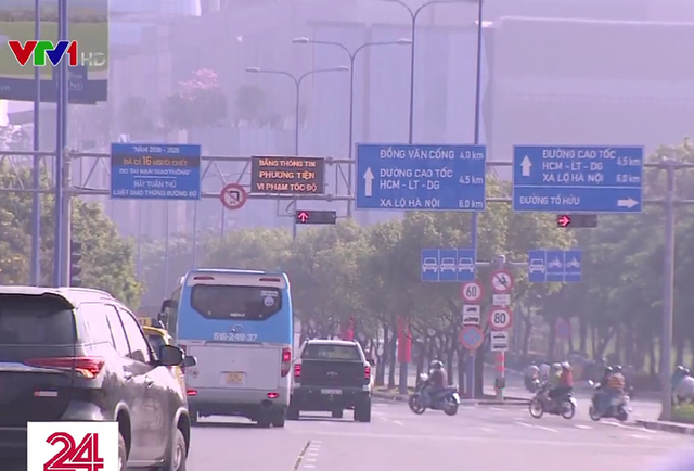 TP Hồ Chí Minh lắp bảng điện tử thông báo xe chạy quá tốc độ - Ảnh 1.