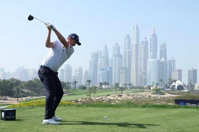 Justin Harding dẫn đầu sau vòng 3 giải golf Dubai Desert Classic - Ảnh 2.