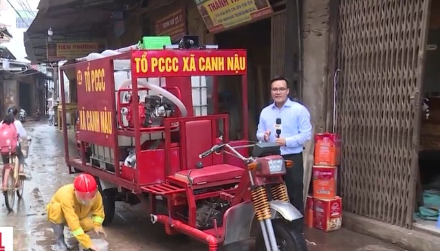Hiệu quả mô hình xe chữa cháy mini tại làng nghề - Ảnh 1.
