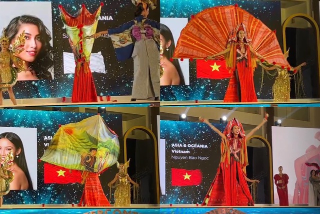 Miss Intercontinental 2022: Bảo Ngọc bị bầm vai do sức nặng trang phục - Ảnh 1.