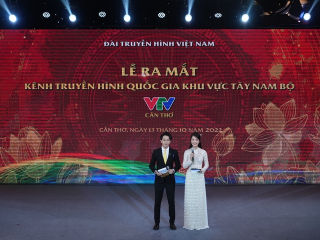 Toàn cảnh lễ ra mắt Kênh truyền hình Quốc gia khu vực Tây Nam Bộ - VTV Cần Thơ - Ảnh 3.