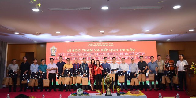 16 đội bóng tham dự Giải bóng đá các cơ quan Trung ương mở rộng năm 2022   - Ảnh 3.