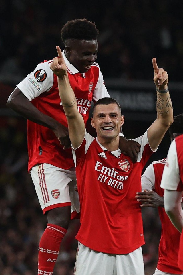 Xhaka tỏa sáng, Arsenal giành vé sớm vào vòng knock-out Europa League - Ảnh 2.