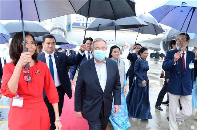 Tổng Thư ký LHQ António Guterres bắt đầu chuyến thăm chính thức Việt Nam - Ảnh 3.