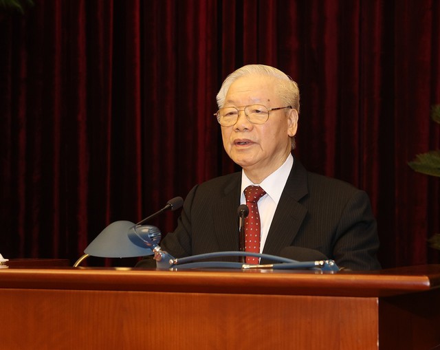 Tổng Bí thư Nguyễn Phú Trọng chủ trì Hội nghị triển khai thực hiện Nghị quyết của Bộ Chính trị về vùng Đông Nam Bộ - Ảnh 1.