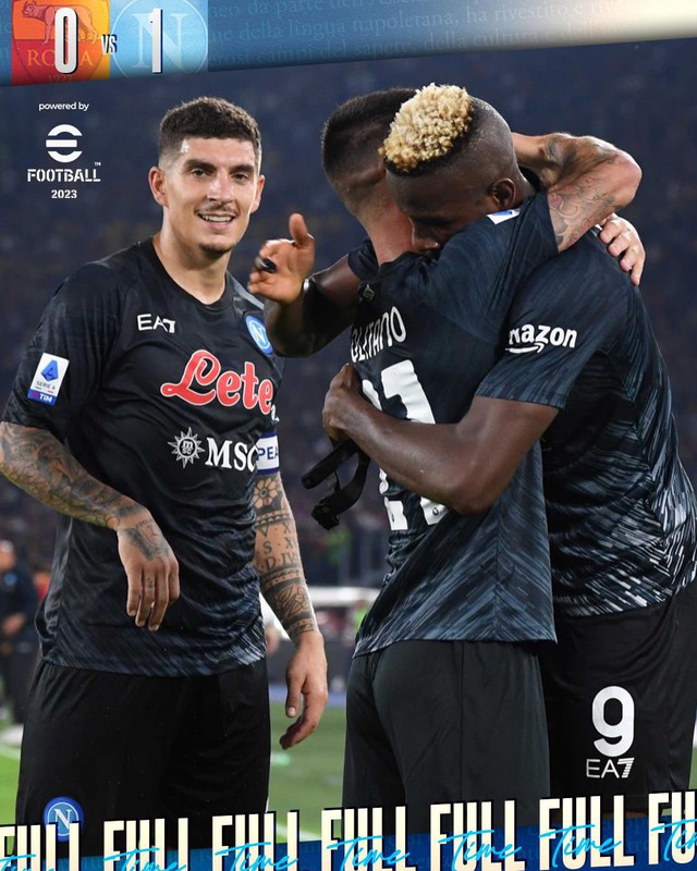 Napoli giành chiến thắng tối thiểu trên sân của AS Roma - Ảnh 1.