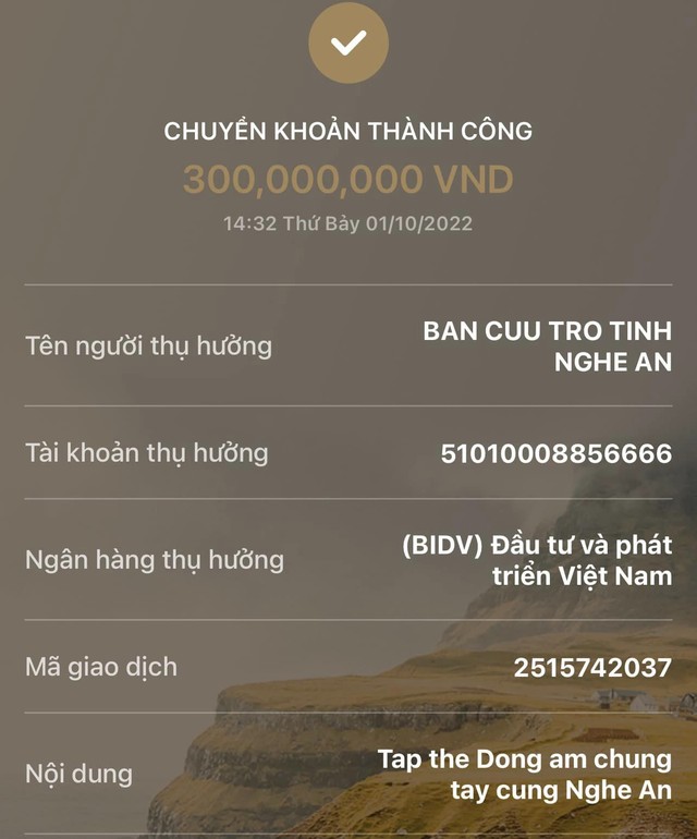 Đen Vâu góp 300 triệu đồng cho người dân Nghệ An - Ảnh 1.