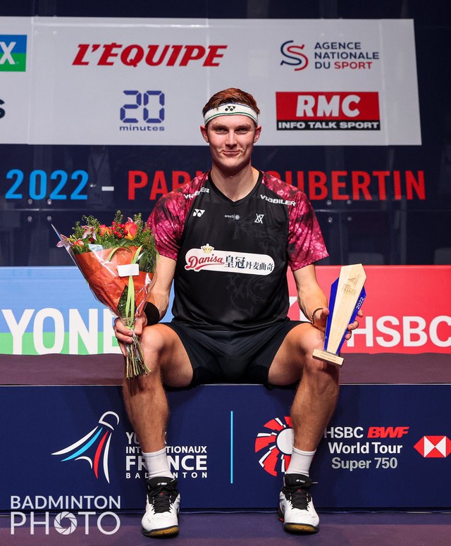 Viktor Axelsen vô địch giải cầu lông Pháp mở rộng 2022   - Ảnh 3.