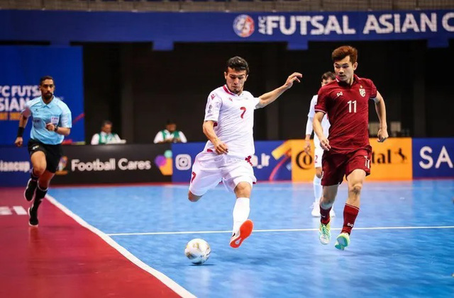 Thắng kịch tính Tajikistan, Thái Lan giành vé vào bán kết Futsal châu Á 2022 - Ảnh 1.