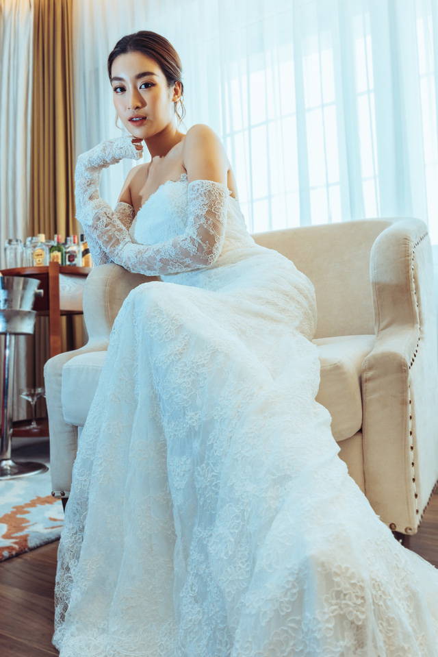 Hoa hậu Đỗ Mỹ Linh tung bộ ảnh diện váy cưới - Ảnh 10.