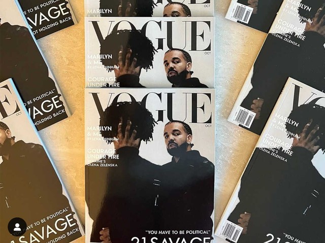 Drake bị kiện vì bìa tạp chí Vogue giả trong album mới - Ảnh 1.