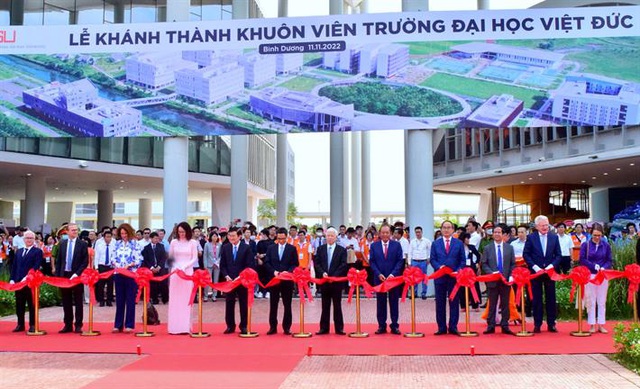 Trường Đại học Việt Đức góp phần nâng cao quan hệ hợp tác toàn diện giữa hai nước - Ảnh 1.