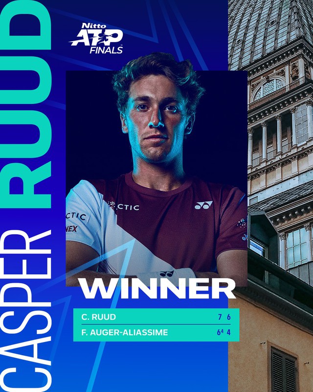 Casper Ruud khởi đầu thuận lợi tại ATP Finals 2022   - Ảnh 2.