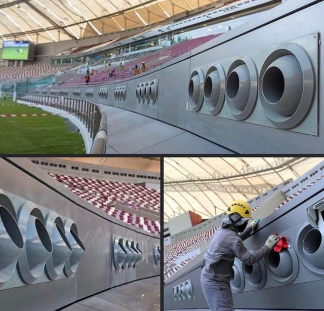 Qatar sử dụng bong bóng làm mát tại World Cup 2022 - Ảnh 2.