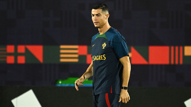 Ronaldo trở lại tập luyện cùng ĐT Bồ Đào Nha - Ảnh 1.