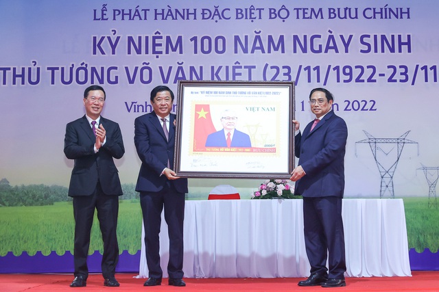 Thủ tướng Phạm Minh Chính dự các hoạt động kỷ niệm 100 năm Ngày sinh đồng chí Võ Văn Kiệt - Ảnh 3.