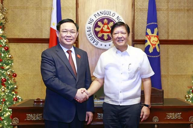 Chủ tịch Quốc hội hội kiến Tổng thống Philippines - Ảnh 1.