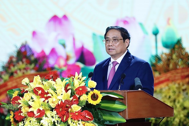 Thủ tướng Phạm Minh Chính dự Lễ kỷ niệm 100 năm ngày sinh Thủ tướng Võ Văn Kiệt - Ảnh 3.