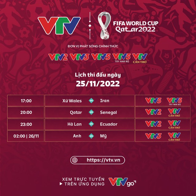 Lịch thi đấu World Cup 2022 hôm nay 25/11: Vé sớm cho Tam Sư? - Ảnh 1.