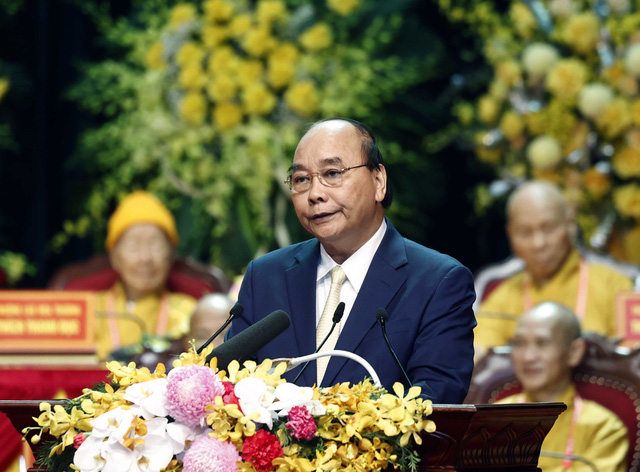 Chủ tịch nước: Phát huy truyền thống yêu nước, đồng hành cùng dân tộc của Phật giáo Việt Nam - Ảnh 1.