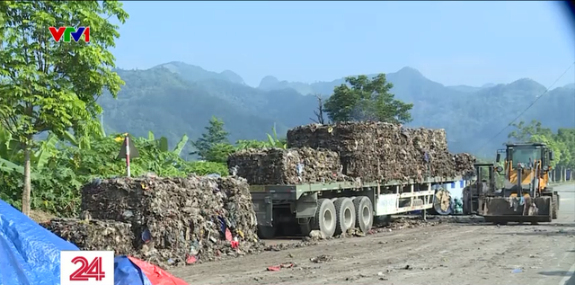 Hòa Bình lên phương án xử lý hàng chục nghìn tấn rác thải tồn đọng - Ảnh 6.
